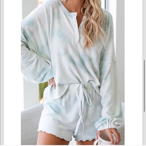 Tie Dye Pajama Set - Picture 1 of 6